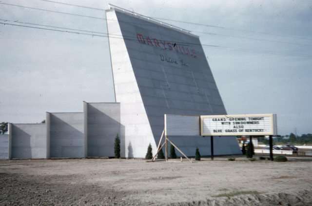 Marysville Drive-In Theatre - 1950 Shot From A S Al Johnson (newer photo)